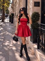 لباس مجلسی زنانه و دخترانه تبسم - تصویر 7